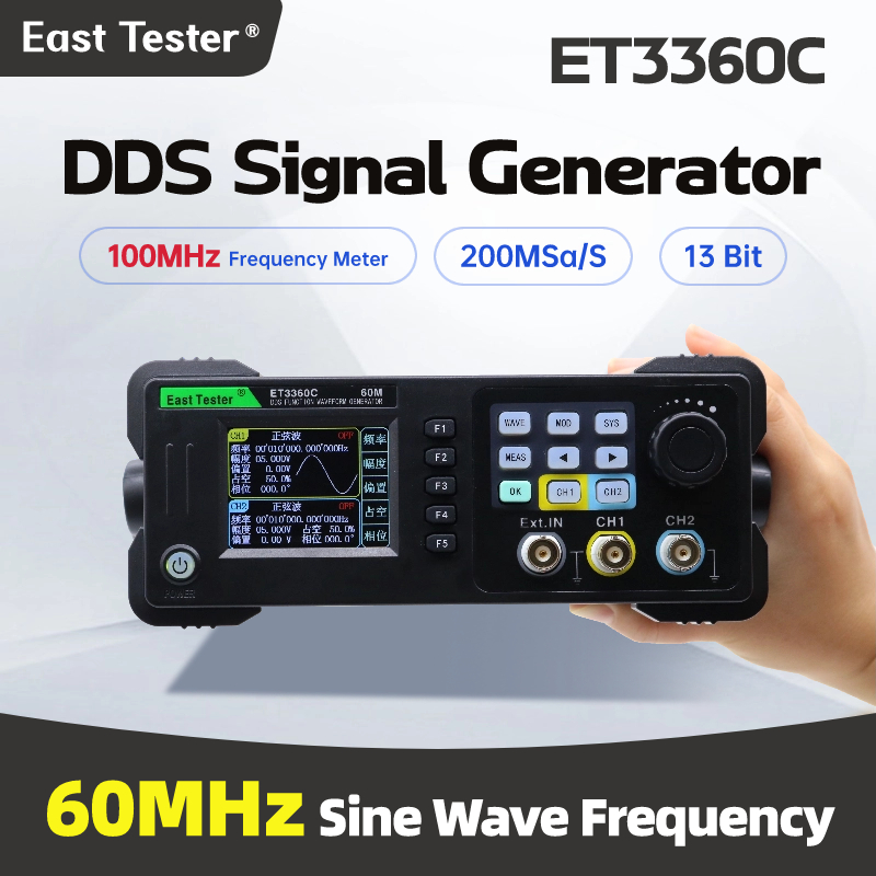 Oost-tester Mini Dual Channel- - Dual Channel Arbitrary Waveform Function Generator 60Mhz recensie en prijs